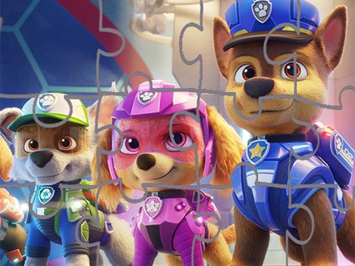 Paw Patrol Jigsaw Game - browser game screenshot