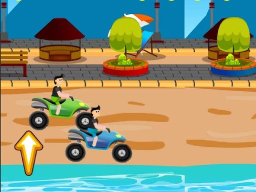 Buggy Race Obstacle - browser game screenshot