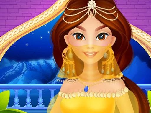 Arabian Princess Dress Up Game for Girl - browser game screenshot