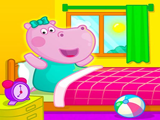Hippo Good Morning - browser game screenshot