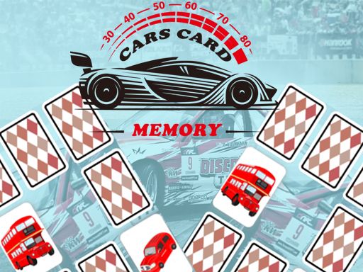 Cars Card Memory - browser game screenshot