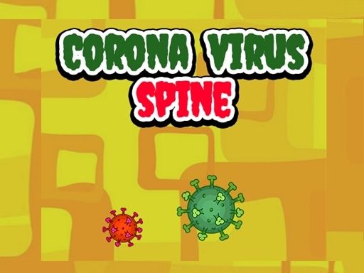 Corona Virus Spine - browser game screenshot