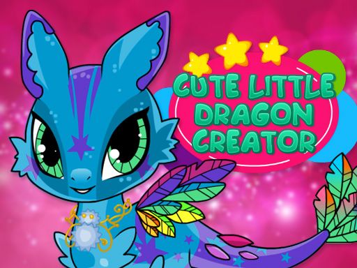 Cute Little Dragon Creator - browser game screenshot