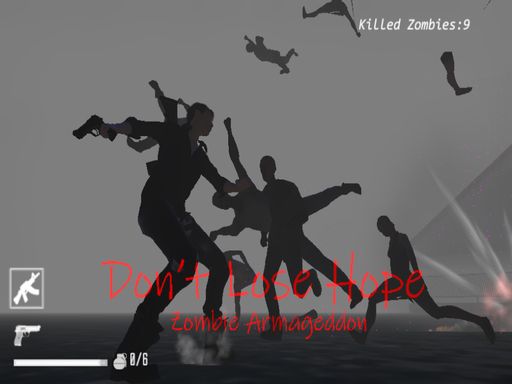 Do not Lose Hope Zombie Armageddon - browser game screenshot