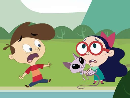 Cat And Kids Differences - browser game screenshot