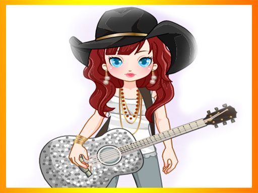 Rockstar Dress Up - browser game screenshot