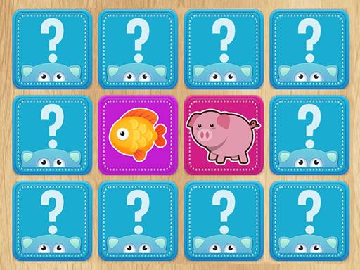 Find a Pair: Animals - browser game screenshot