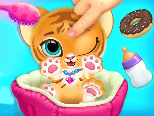 Baby Tiger Care - browser game screenshot