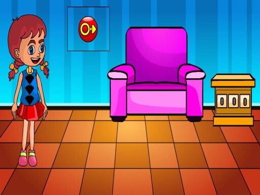 Blue House Escape 2 - browser game screenshot