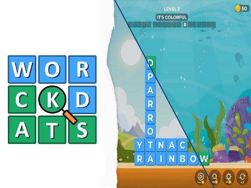 Word Stack - browser game screenshot