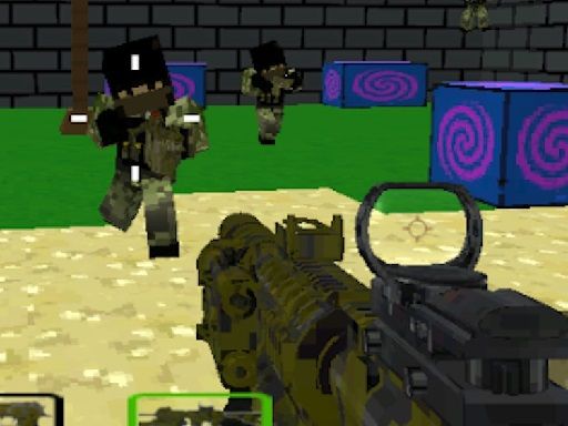 Combat Pixel Arena 3D Infinity - browser game screenshot