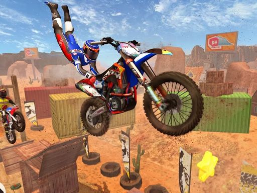Stunt Moto Racing - browser game screenshot