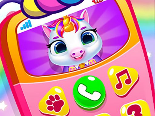 Baby Unicorn Phone - browser game screenshot