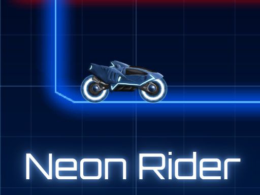 Neon Bike Race - browser game screenshot