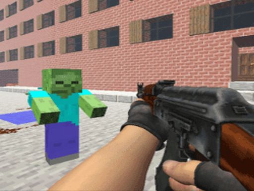 Counter Craft 2 Zombies Game - browser game screenshot