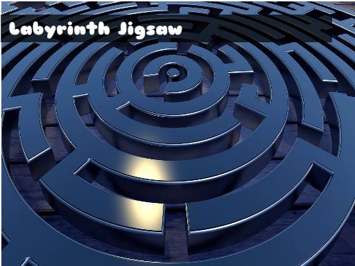 Labyrinth Jigsaw - browser game screenshot