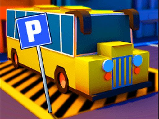 Bus Parkiing 3D - browser game screenshot