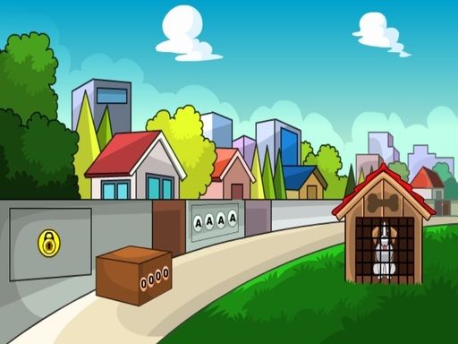 Beagle Dog Escape - browser game screenshot