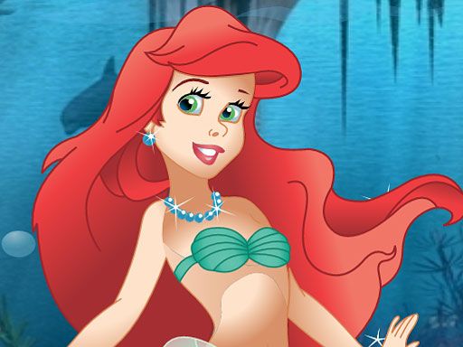 Princess Ariel Dress Up - browser game screenshot