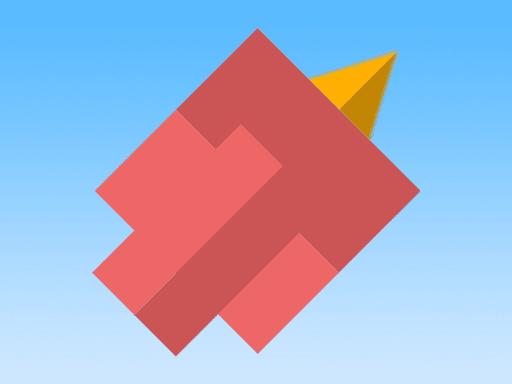Squary Bird - browser game screenshot