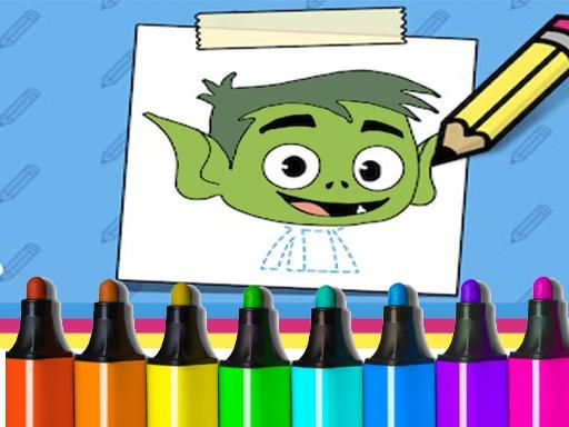 Teen Titans Go! How to Beast Boy - browser game screenshot