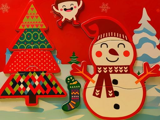 New Year Winter Fun Puzzle New Year Winter Fun Puzzle - browser game screenshot