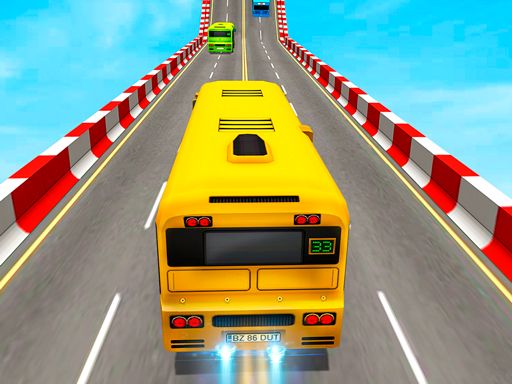 Impossible Bus Stunt 3D - browser game screenshot
