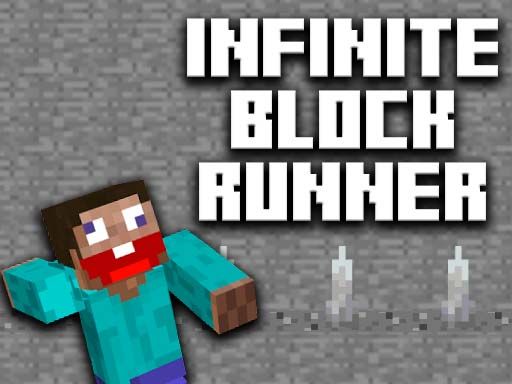 INFINITE BLOCK RUNNER - browser game screenshot