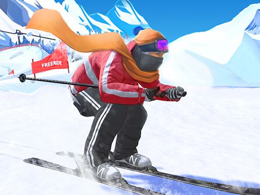 Ski Rush 3D - browser game screenshot