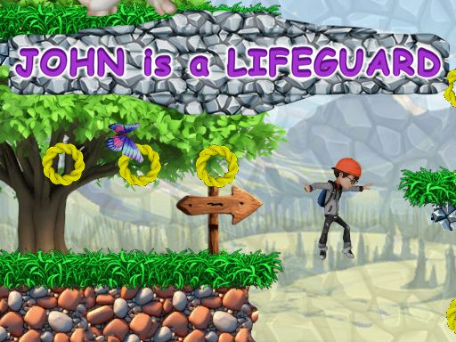 John is a lifeguard - browser game screenshot