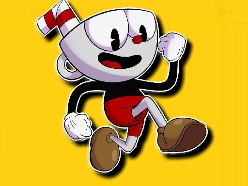 Cuphead Running - browser game screenshot