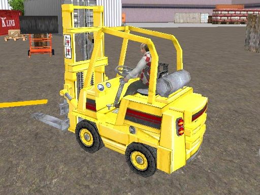 Driving Forklift Sim - browser game screenshot