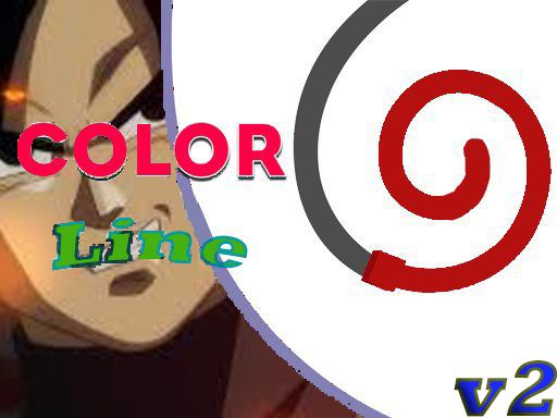coloring lines v2 - browser game screenshot