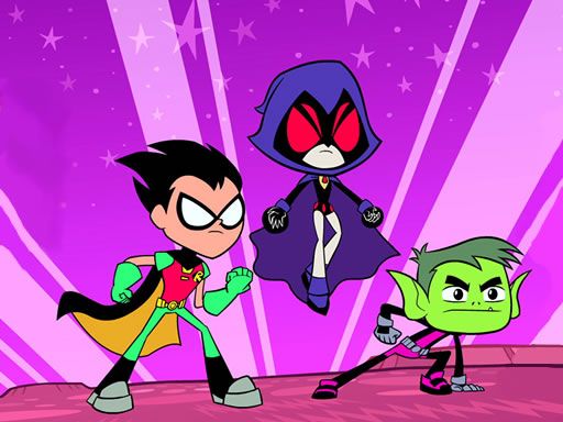 Fun Teen Titans Puzzle - browser game screenshot