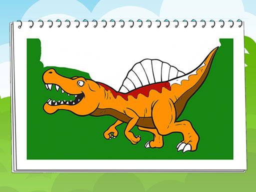 Coloring Book Dinosaurs Coloring Book Dinosaurs - browser game screenshot