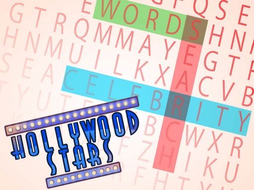 Words Search : Hollywood Stars - browser game screenshot