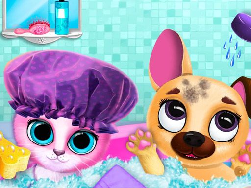 Cute Pet Friends - browser game screenshot