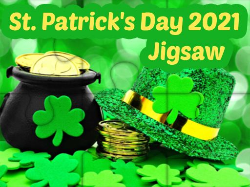 St. Patrick's Day 2021 Jigsaw Puzzle - browser game screenshot
