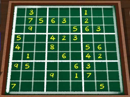 Weekend Sudoku 27 - browser game screenshot