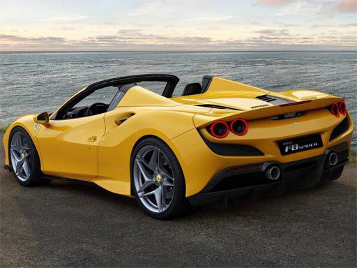 Ferrari F8 Spider Puzzle Ferrari F8 Spider Puzzle - browser game screenshot