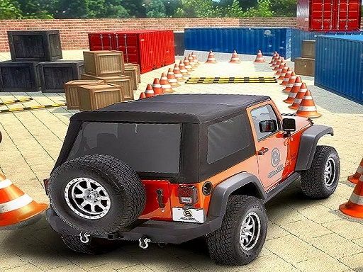 Ultimate Monster Jeep Parking Game - browser game screenshot