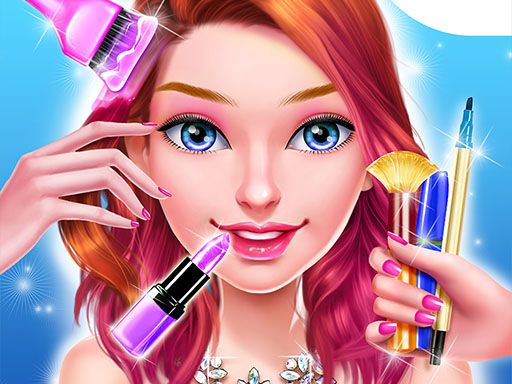 High School Date Makeup Artist - Salon Girl Games - browser game screenshot