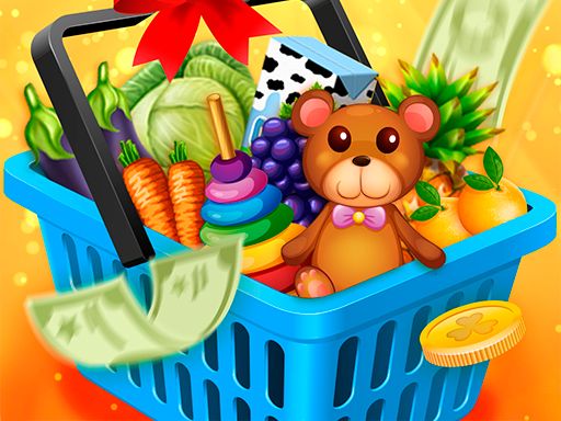 Kids Go Shopping Supermarket - browser game screenshot