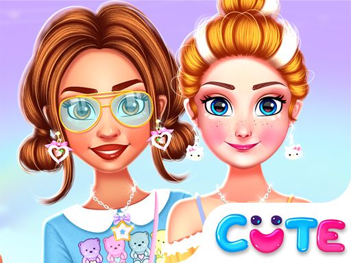 BFF Lovely Kawaii Outfits - browser game screenshot