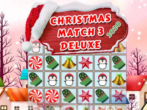 Christmas 2020 Match 3 Deluxe - browser game screenshot