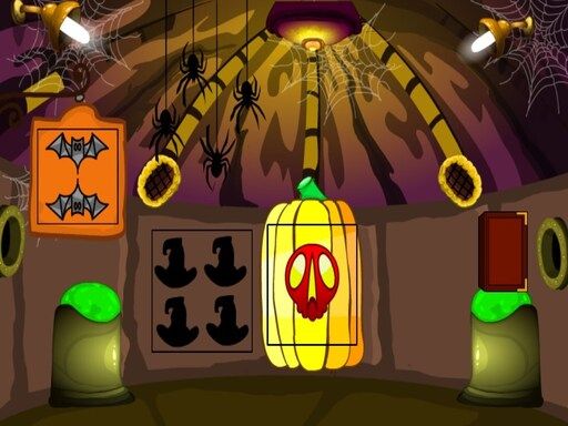 Halloween Village Escape - browser game screenshot