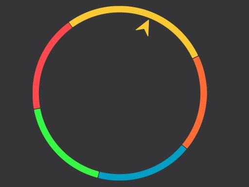 Infinite Color Wheel - browser game screenshot