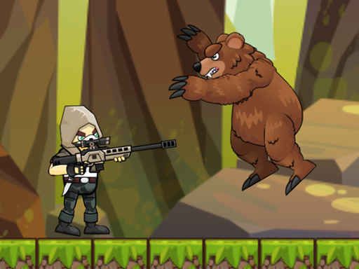Mr. Hunter 2D - browser game screenshot
