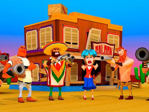 Top Shootout: The Saloon - browser game screenshot