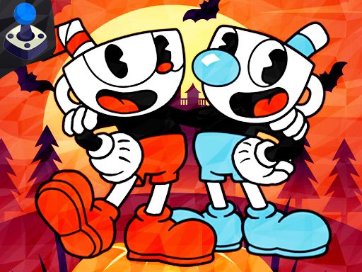 Cuphead Halloween - browser game screenshot